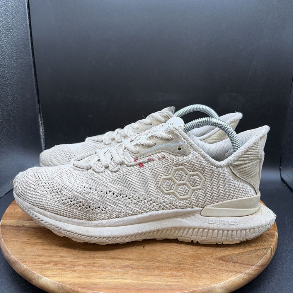 Rudis Journey Knit Shoes Mens Size 8.5 Running Shoes Athletic Sneakers Beige